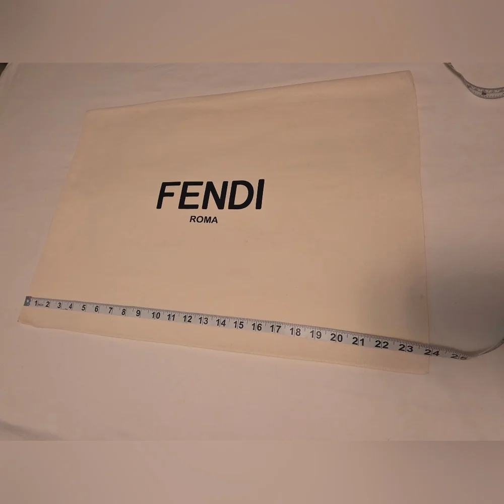 Fendi Roma Large Dust Bag Oversized 24x17 Storage Pouch Authentic